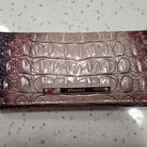 Brahmin Croc-Embossed Wallet